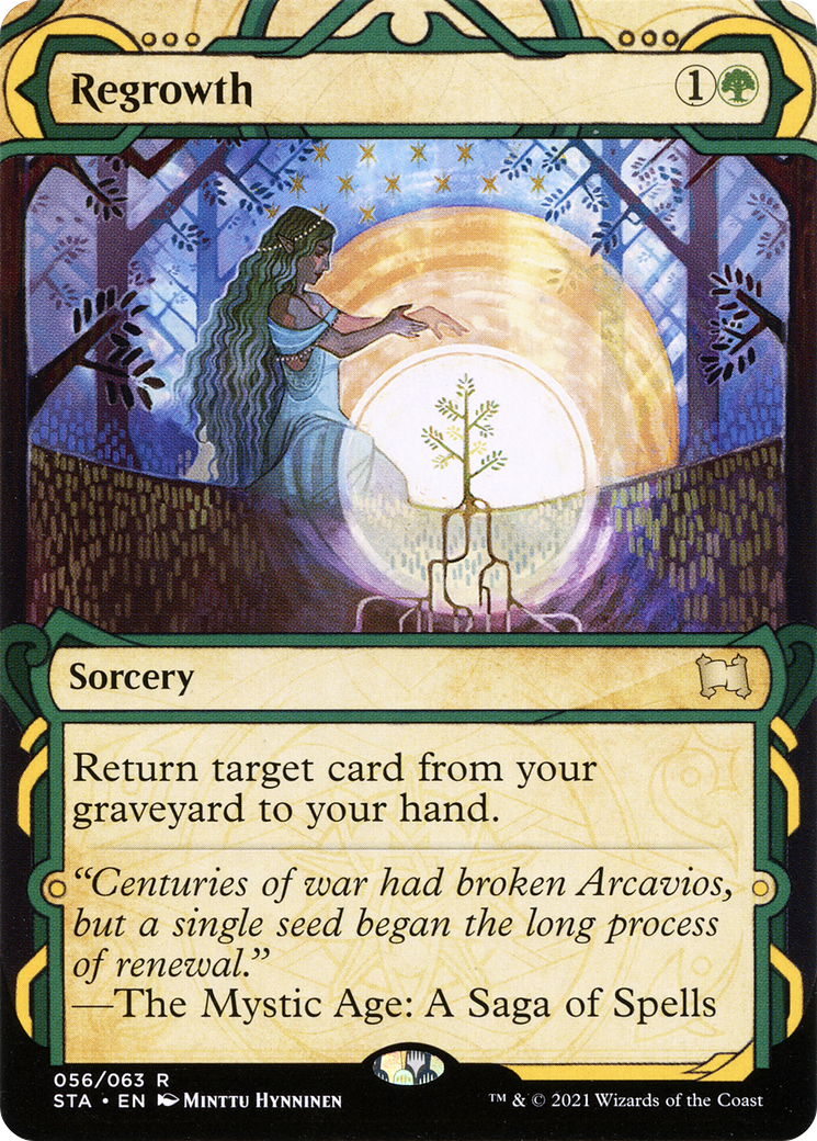 Regrowth (STA-056)  Foil - Strixhaven Mystical Archive: (Showcase) (Borderless)