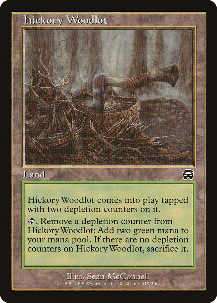 Hickory Woodlot (MMQ-319)  - Mercadian Masques
