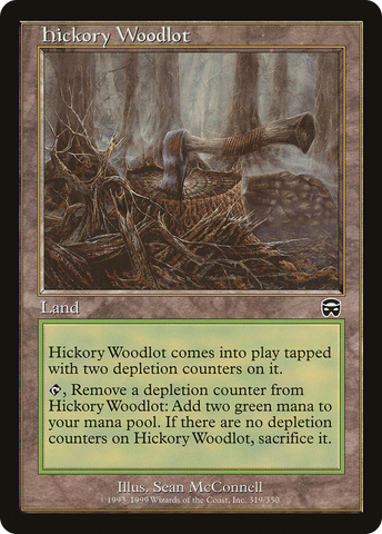 Hickory Woodlot (MMQ-319)  Foil - Mercadian Masques