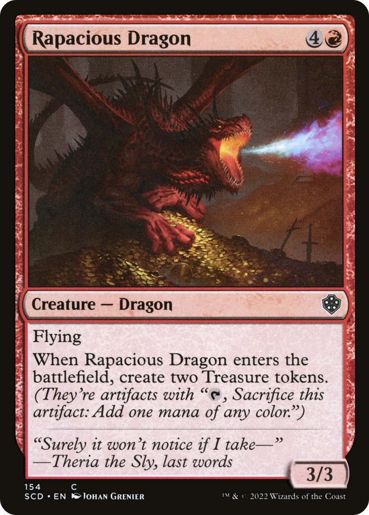 Rapacious Dragon (SCD-154)  - Starter Commander Decks