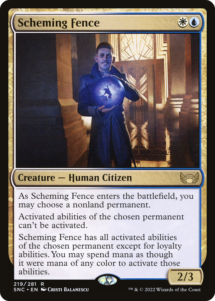 Scheming Fence (SNC-219)  - Streets of New Capenna