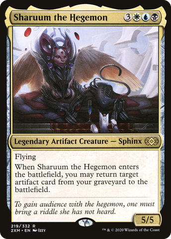 Sharuum the Hegemon (2XM-219)  Foil - Double Masters