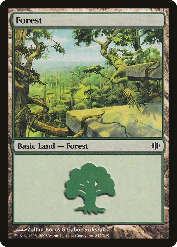 Forest (247) (ALA-247)  Foil - Shards of Alara