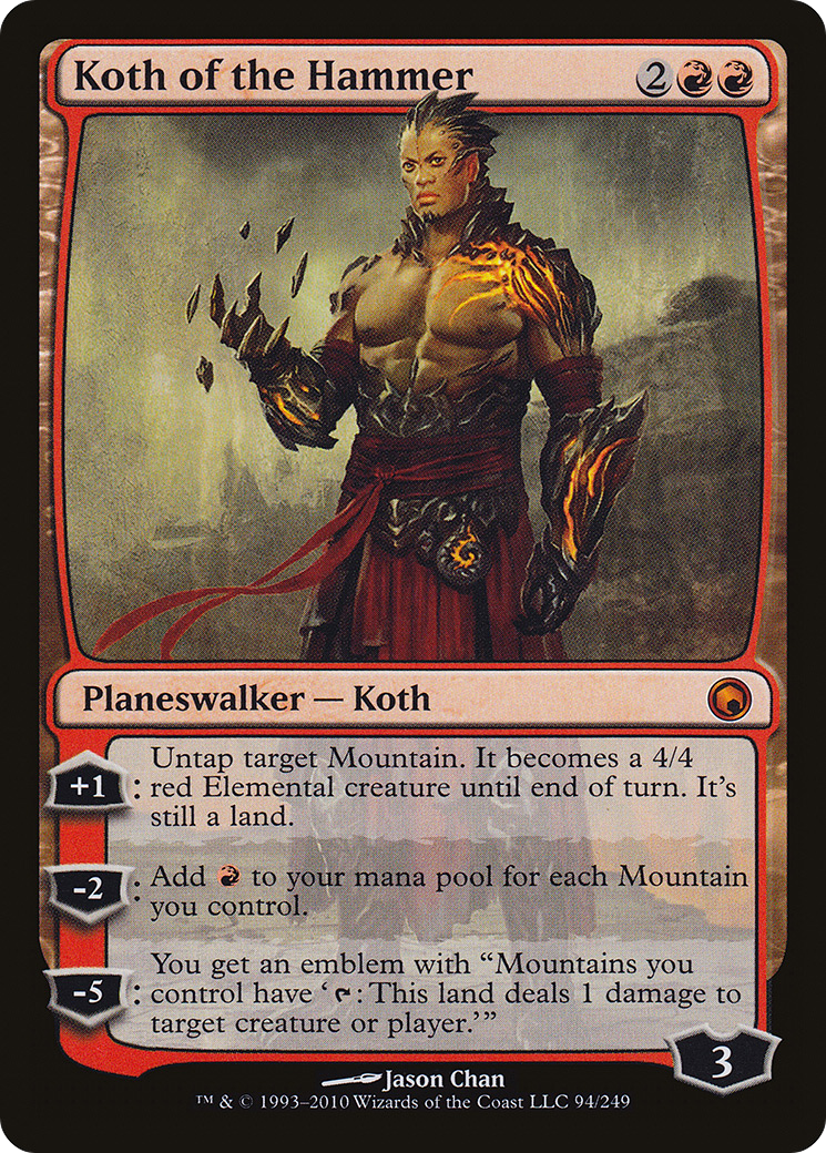 Koth of the Hammer (SOM-094)  - Scars of Mirrodin