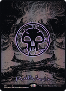 Swamp (Phyrexian) - Full Art (Oil Slick Raised Foil) (ONE-367)  Foil - Phyrexia: All Will Be One (Borderless)