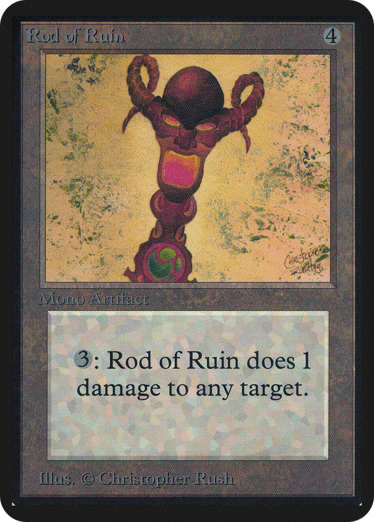 Rod of Ruin (LEA-)  - Limited Edition Alpha