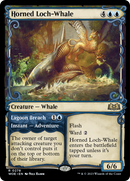 Horned Loch-Whale (Showcase) (WOE-278)  Foil - Wilds of Eldraine: (Showcase)