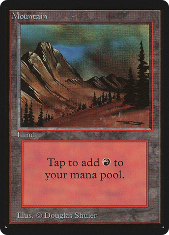 Mountain (C) (LEB-)  - Limited Edition Beta