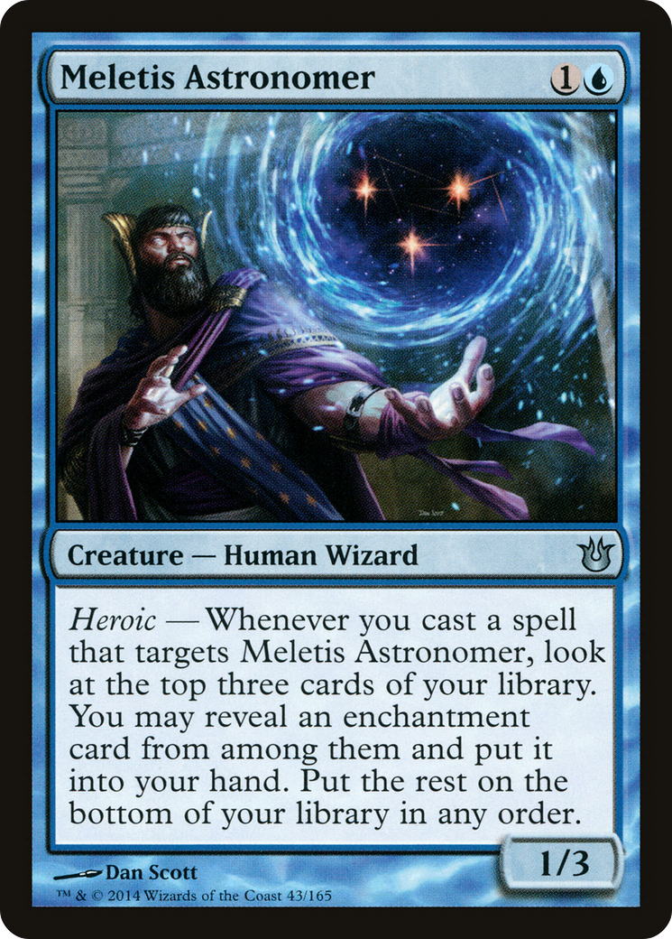 Meletis Astronomer (BNG-043)  Foil - Born of the Gods