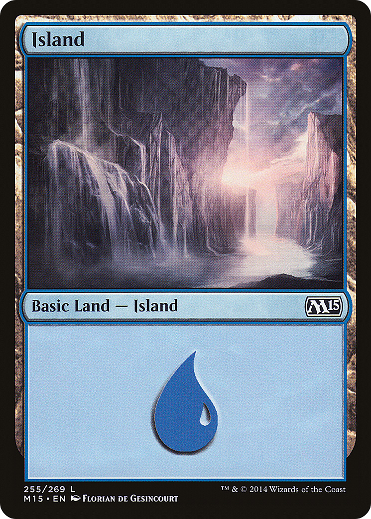 Island (255) (M15-255)  Foil - Magic 2015