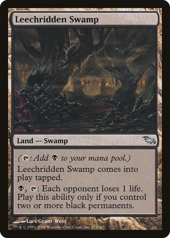 Leechridden Swamp (SHM-273)  Foil - Shadowmoor