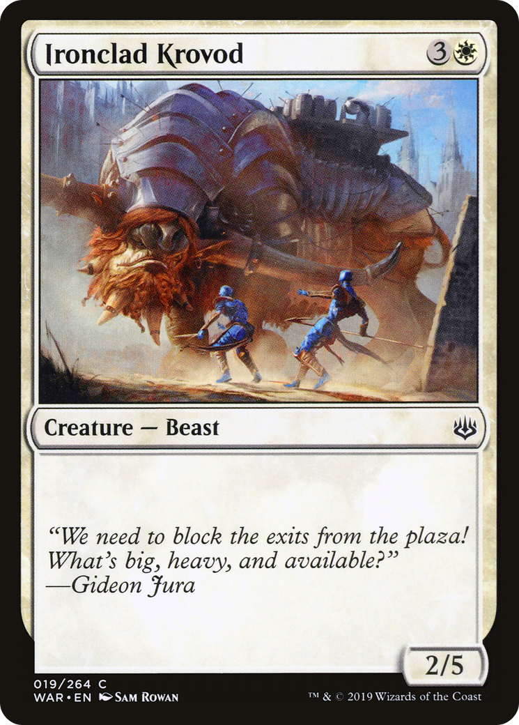 Ironclad Krovod (WAR-019)  Foil - War of the Spark