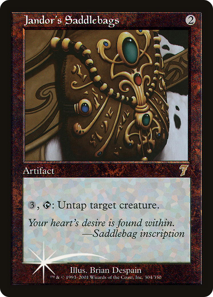 Jandor's Saddlebags (7ED-304★) - Seventh Edition Foil