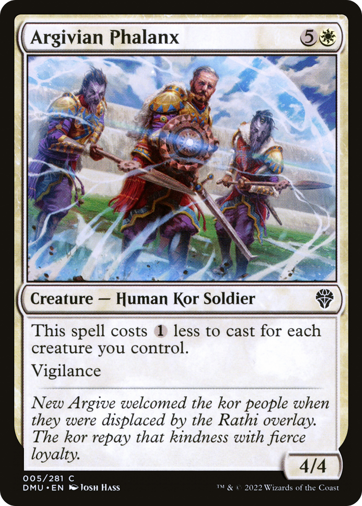 Argivian Phalanx (DMU-005)  - Dominaria United