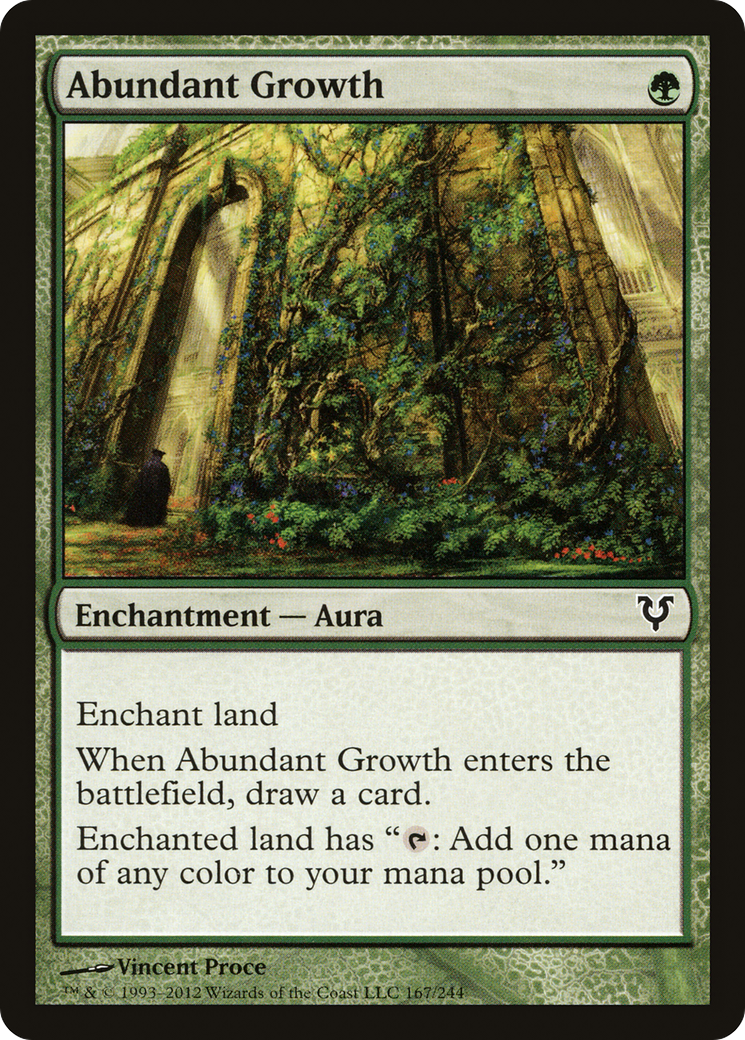 Abundant Growth (AVR-167)  Foil - Avacyn Restored