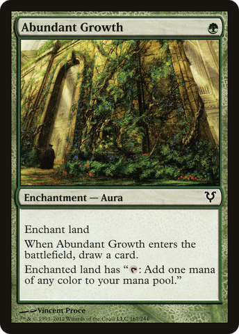 Abundant Growth (AVR-167)  Foil - Avacyn Restored