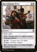 Recruitment Drive (CLB-038)  Foil - Commander Legends: Battle for Baldur's Gate