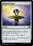 Darksteel Ingot (CMM-378)  Foil - Commander Masters