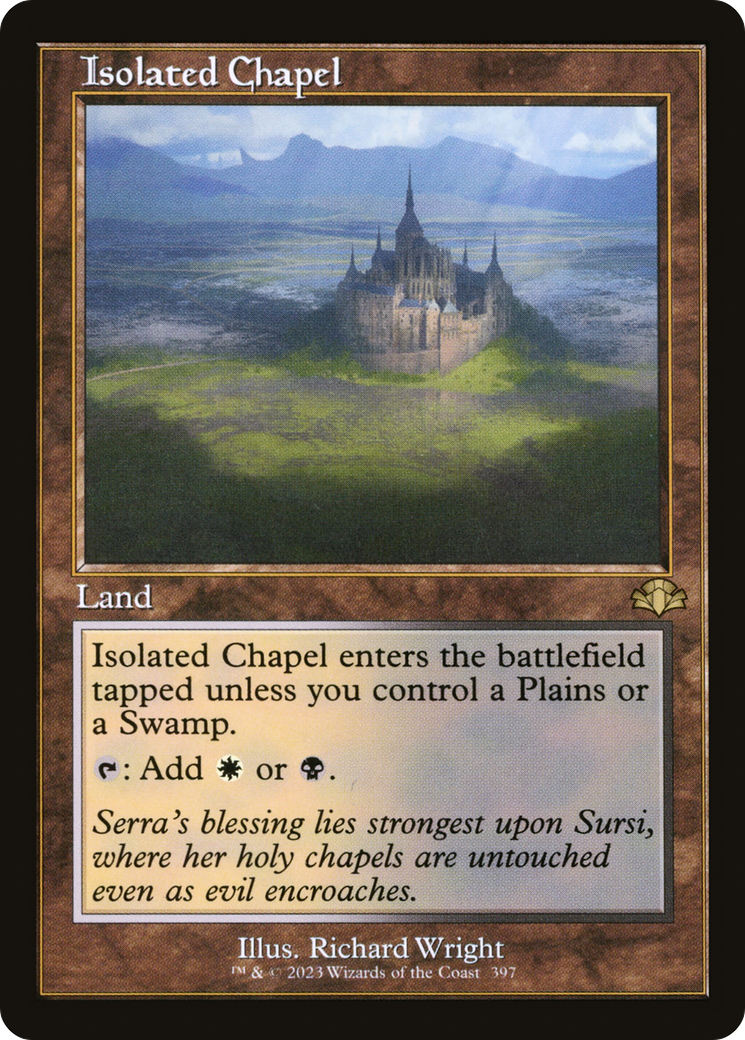 Isolated Chapel (Retro Frame) (DMR-397)  Foil - Dominaria Remastered