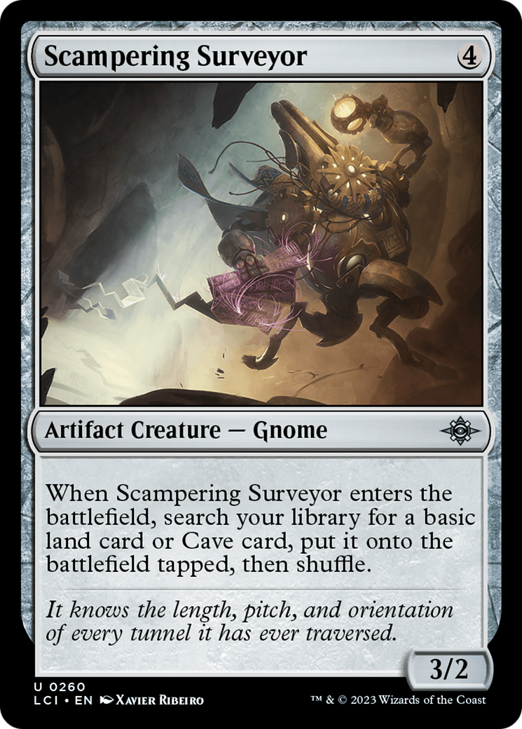 Scampering Surveyor (LCI-260)  Foil - The Lost Caverns of Ixalan