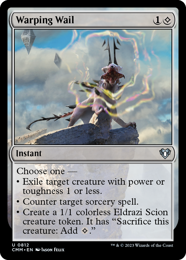 Warping Wail (CMM-812)  - Commander Masters