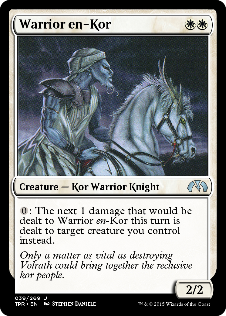 Warrior en-Kor (TPR-039)  Foil - Tempest Remastered