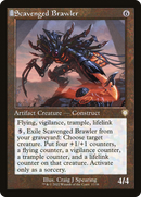 Scavenged Brawler (Retro Frame) (BRC-017)  - The Brothers' War Commander: (tombstone)
