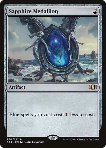 Sapphire Medallion (C14-266) - Commander 2014