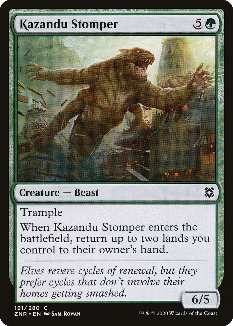 Kazandu Stomper (ZNR-191)  - Zendikar Rising