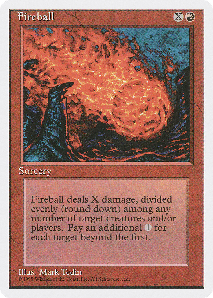 Fireball (4ED-210)  - Fourth Edition