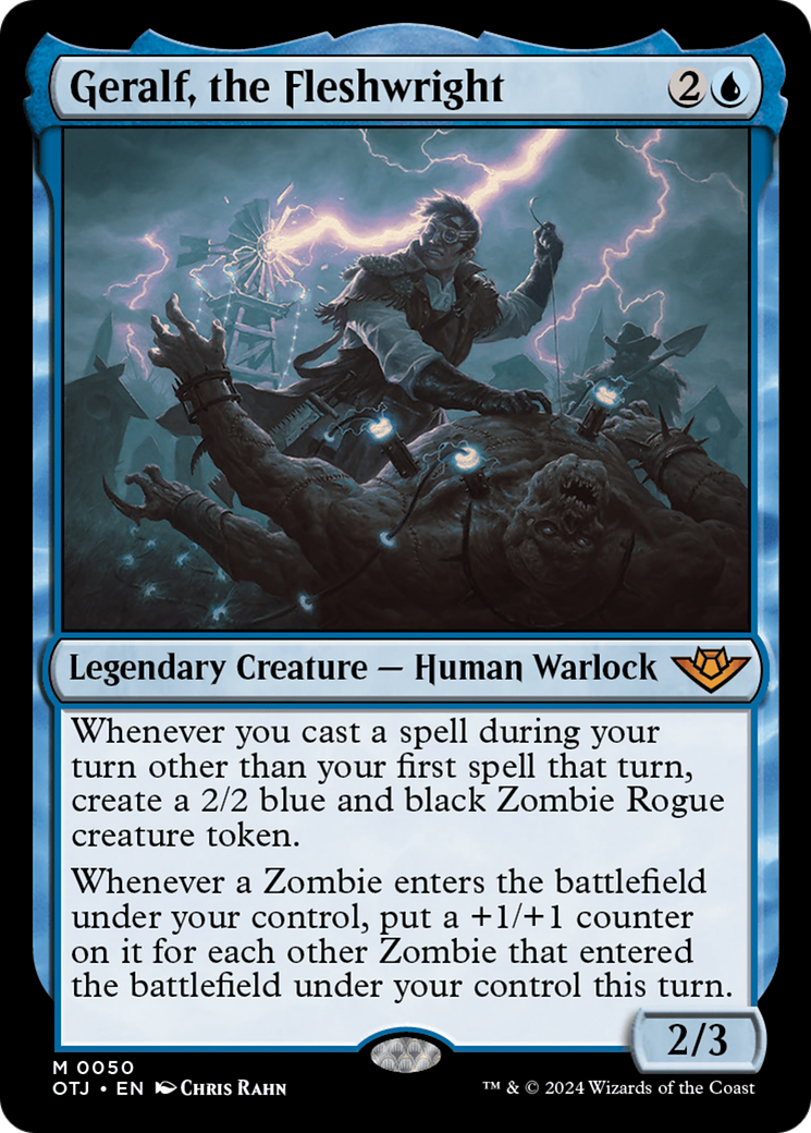 Geralf, the Fleshwright (OTJ-050)  Foil - Outlaws of Thunder Junction
