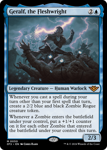 Geralf, the Fleshwright (OTJ-050)  Foil - Outlaws of Thunder Junction