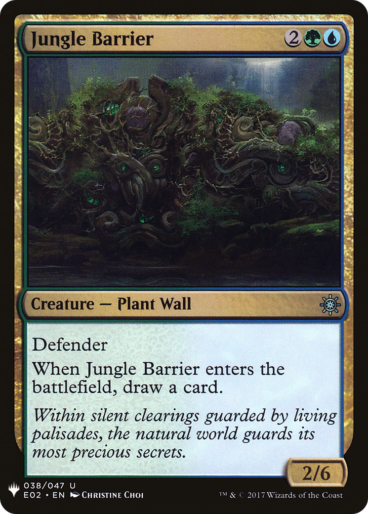 Jungle Barrier (LIST-038)  - The List