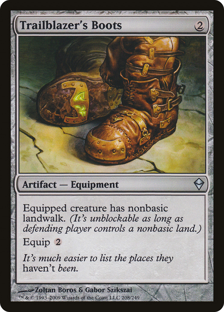 Trailblazer's Boots (ZEN-208)  Foil - Zendikar