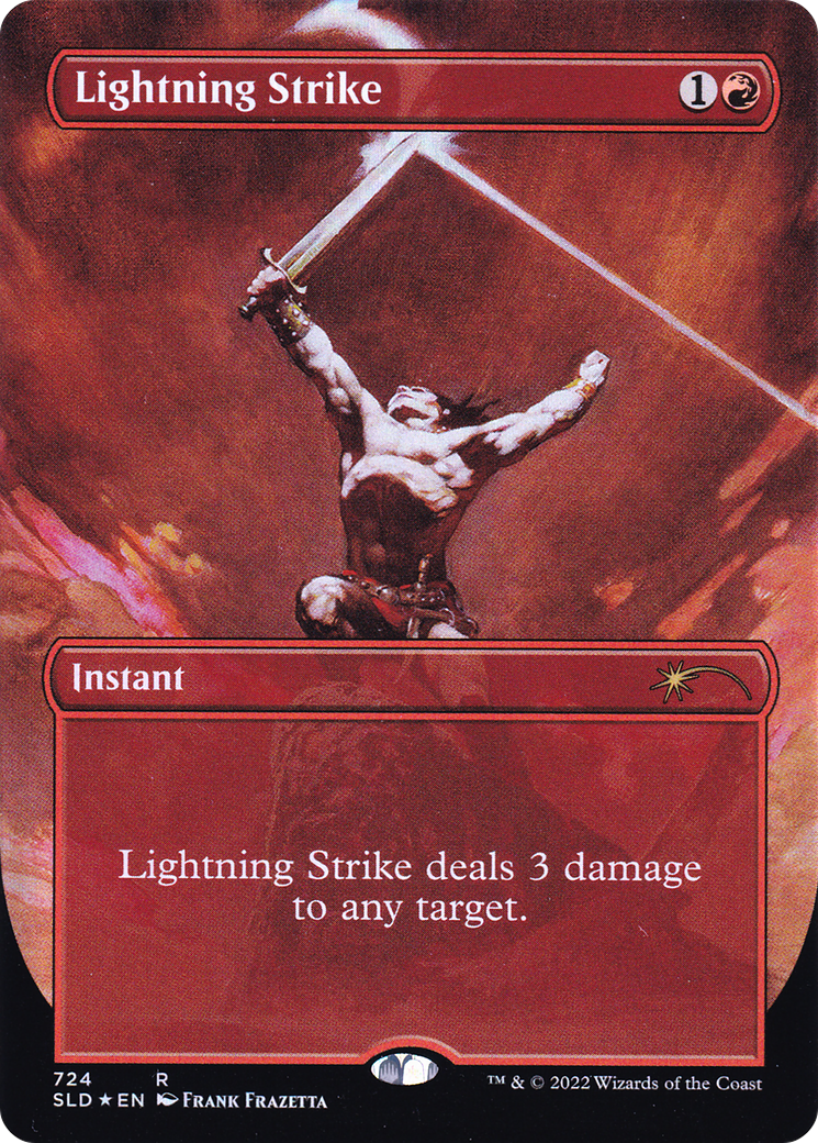 Lightning Strike (SLD-724)  Foil - Secret Lair Drop (Borderless)