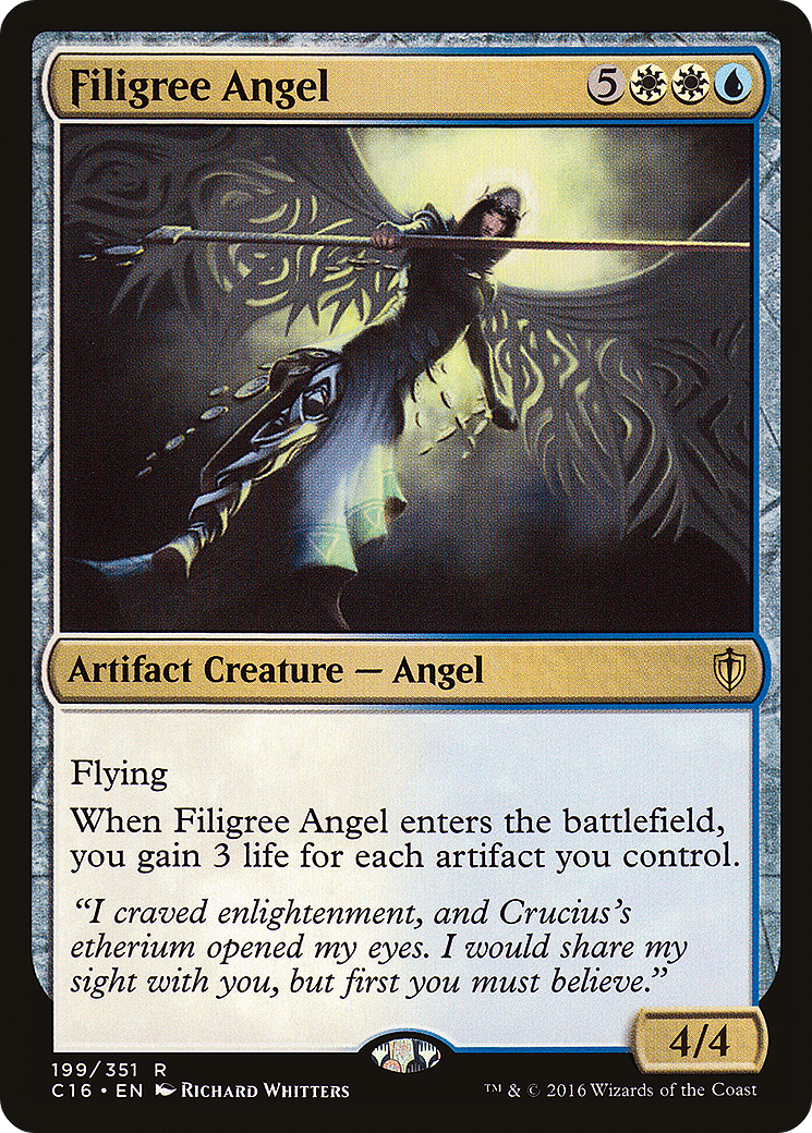Filigree Angel (C16-199)  - Commander 2016