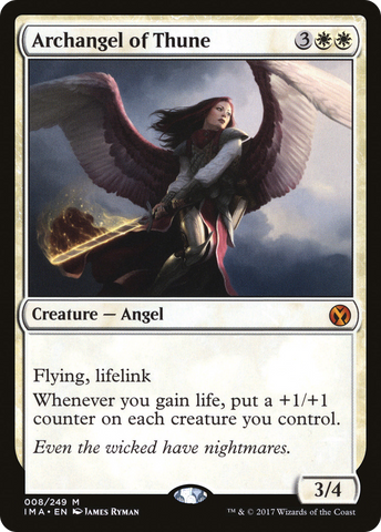 Archangel of Thune (IMA-008)  Foil - Iconic Masters