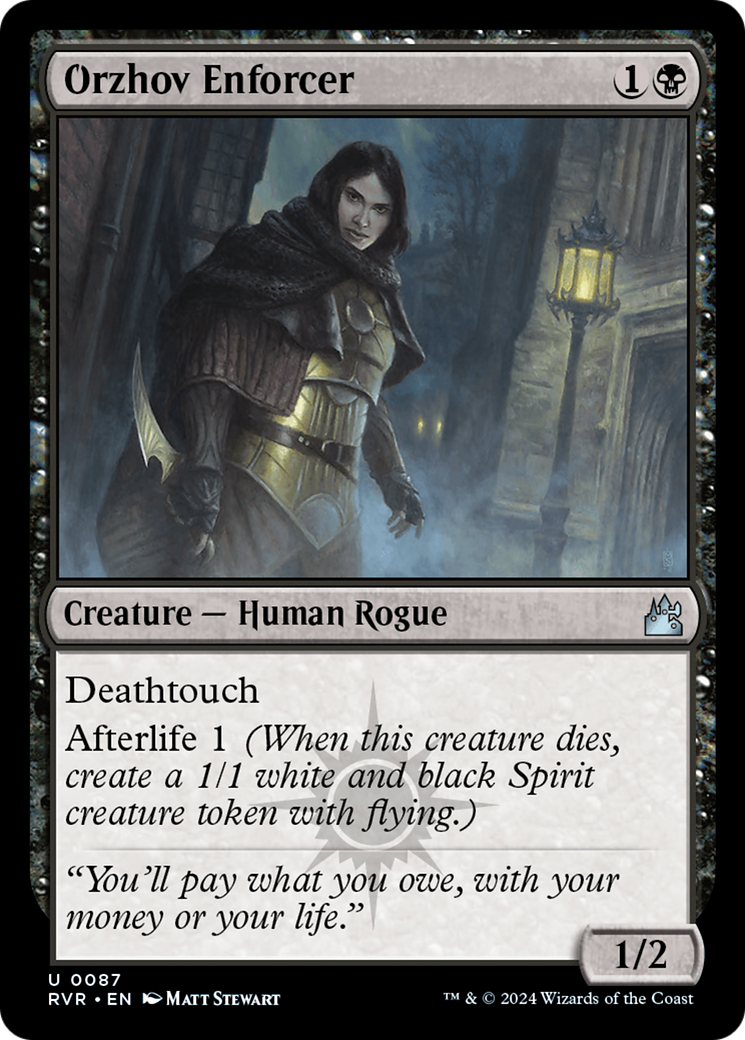 Orzhov Enforcer (RVR-087)  - Ravnica Remastered