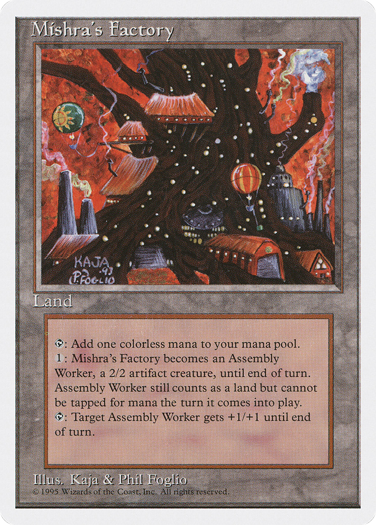 Mishra's Factory (4ED-)  - Fourth Edition