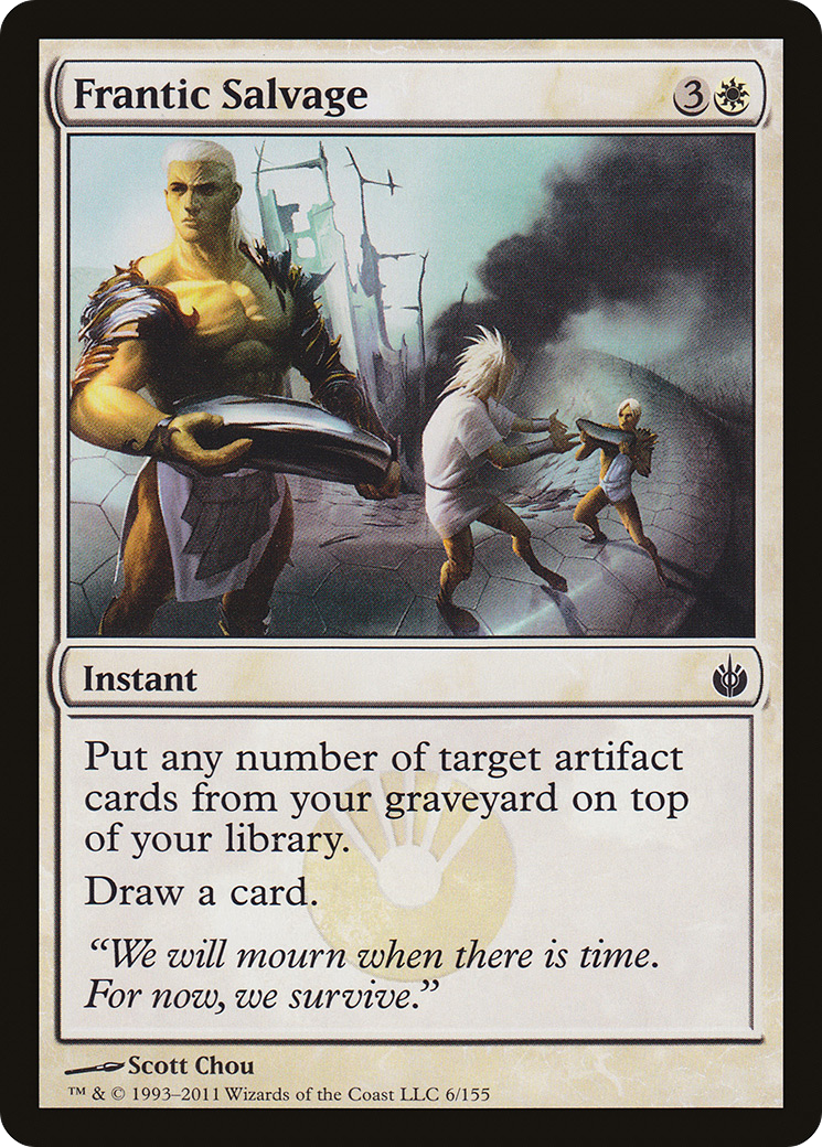 Frantic Salvage (MBS-006)  Foil - Mirrodin Besieged