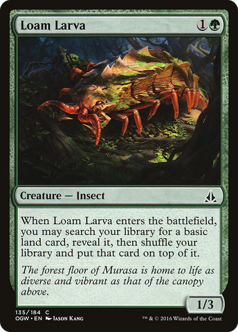 Loam Larva (OGW-135)  Foil - Oath of the Gatewatch