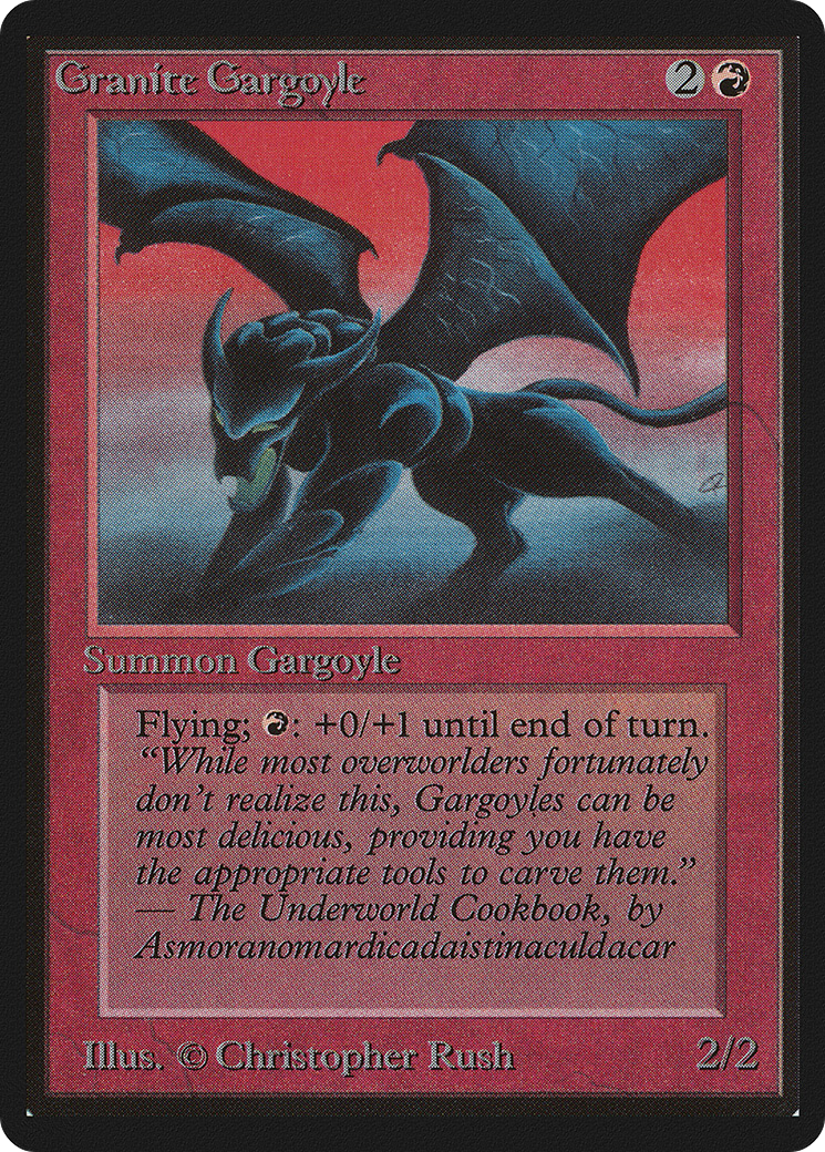 Granite Gargoyle (LEB-)  - Limited Edition Beta