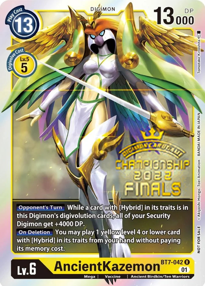 AncientKazemon (2022 Championship Finals Event Pack) (BT7-042) - Next Adventure Foil