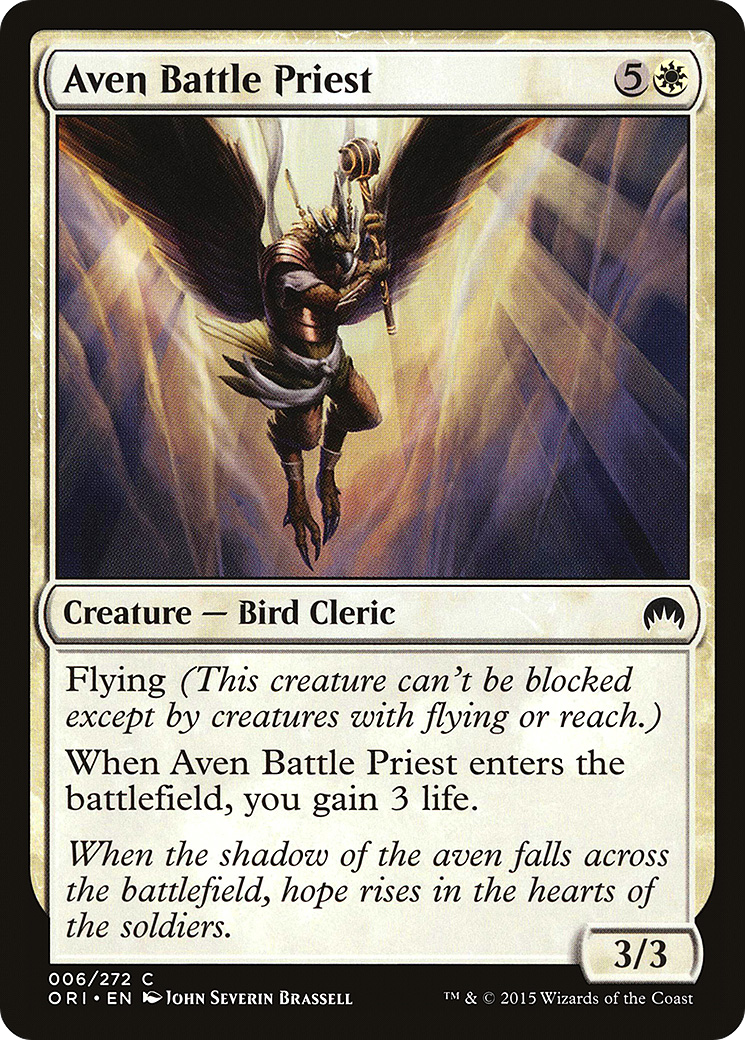Aven Battle Priest (ORI-006)  - Magic Origins