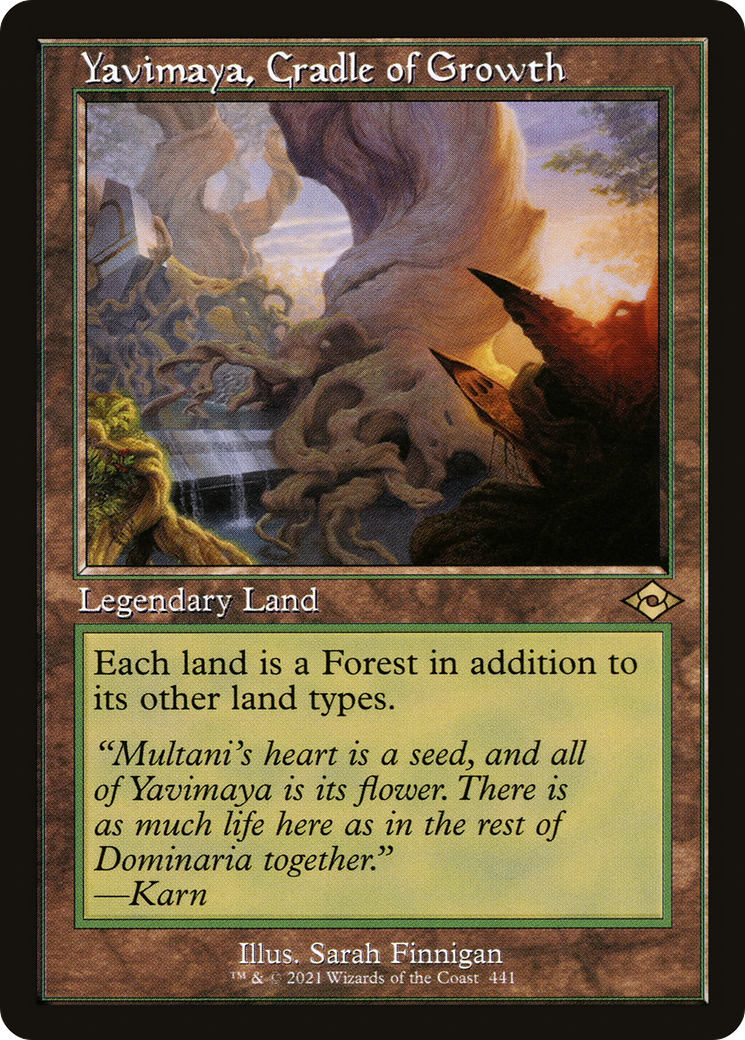 Yavimaya, Cradle of Growth (Retro Frame) (MH2-441)  - Modern Horizons 2