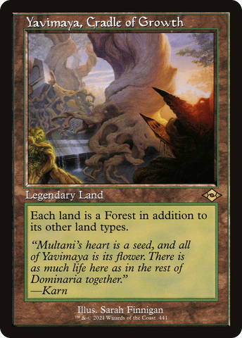 Yavimaya, Cradle of Growth (Retro Frame) (MH2-441)  Foil - Modern Horizons 2