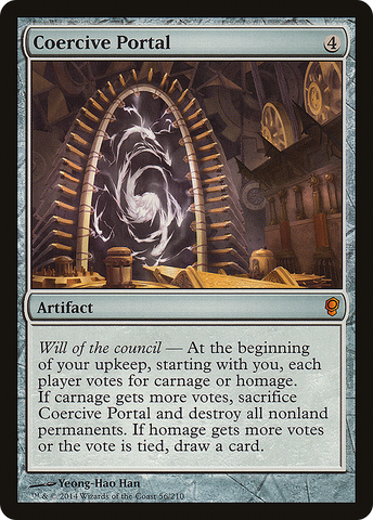 Coercive Portal (CNS-056)  Foil - Conspiracy