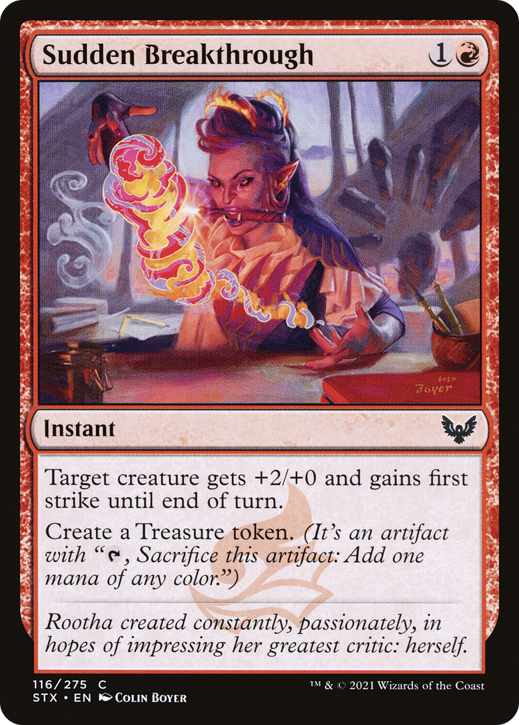 Sudden Breakthrough (STX-116)  - Strixhaven: School of Mages