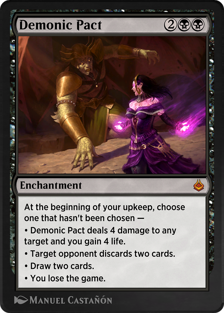 Demonic Pact (AKR-099)  - Amonkhet Remastered