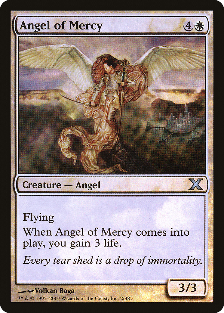 Angel of Mercy (10E-02★)  Foil - Tenth Edition